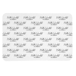 Hello World! Baby Swaddle Blanket