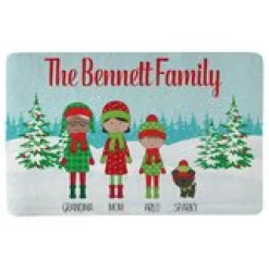 Holiday Family Gathering Doormat