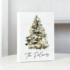 Holiday Tree Wood Block