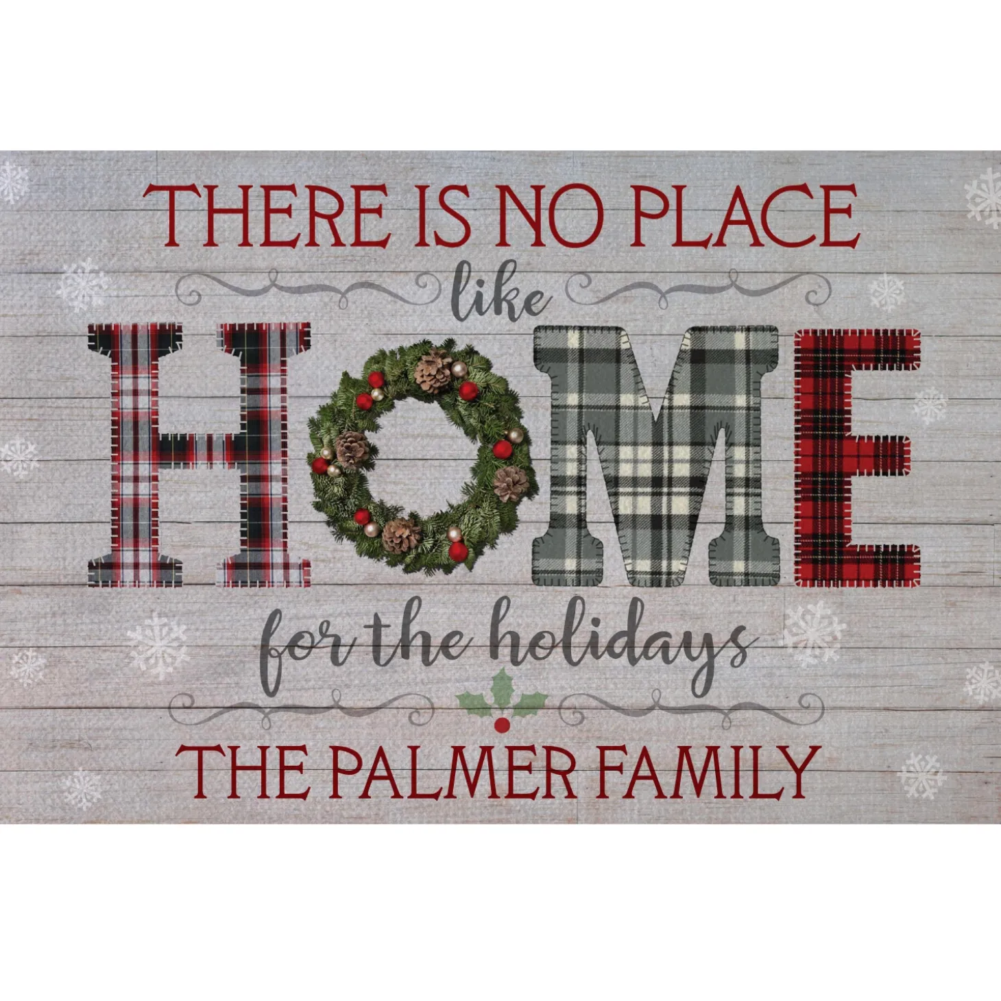 Home for the Holidays Doormat