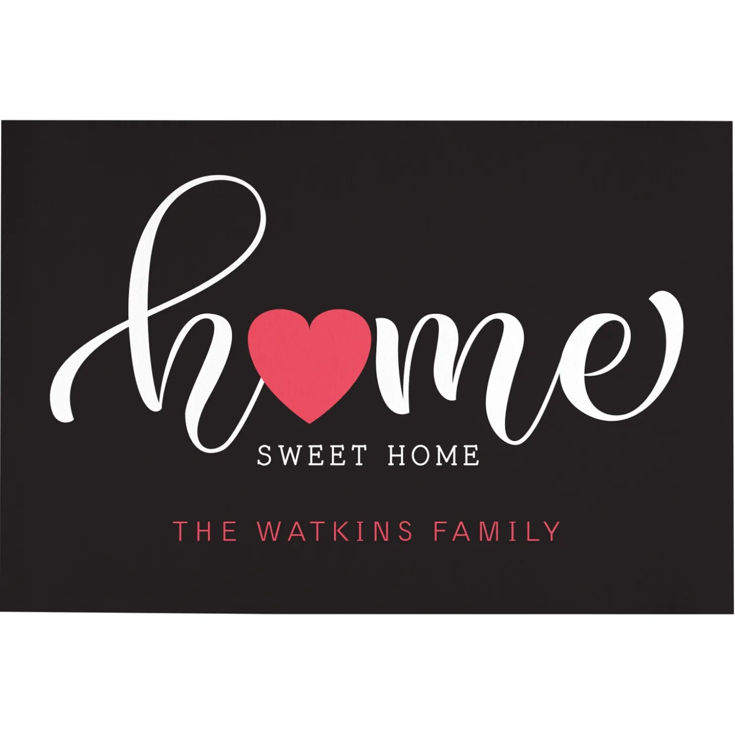 Home Heart Doormat