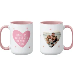 Home Heart Photo Mug