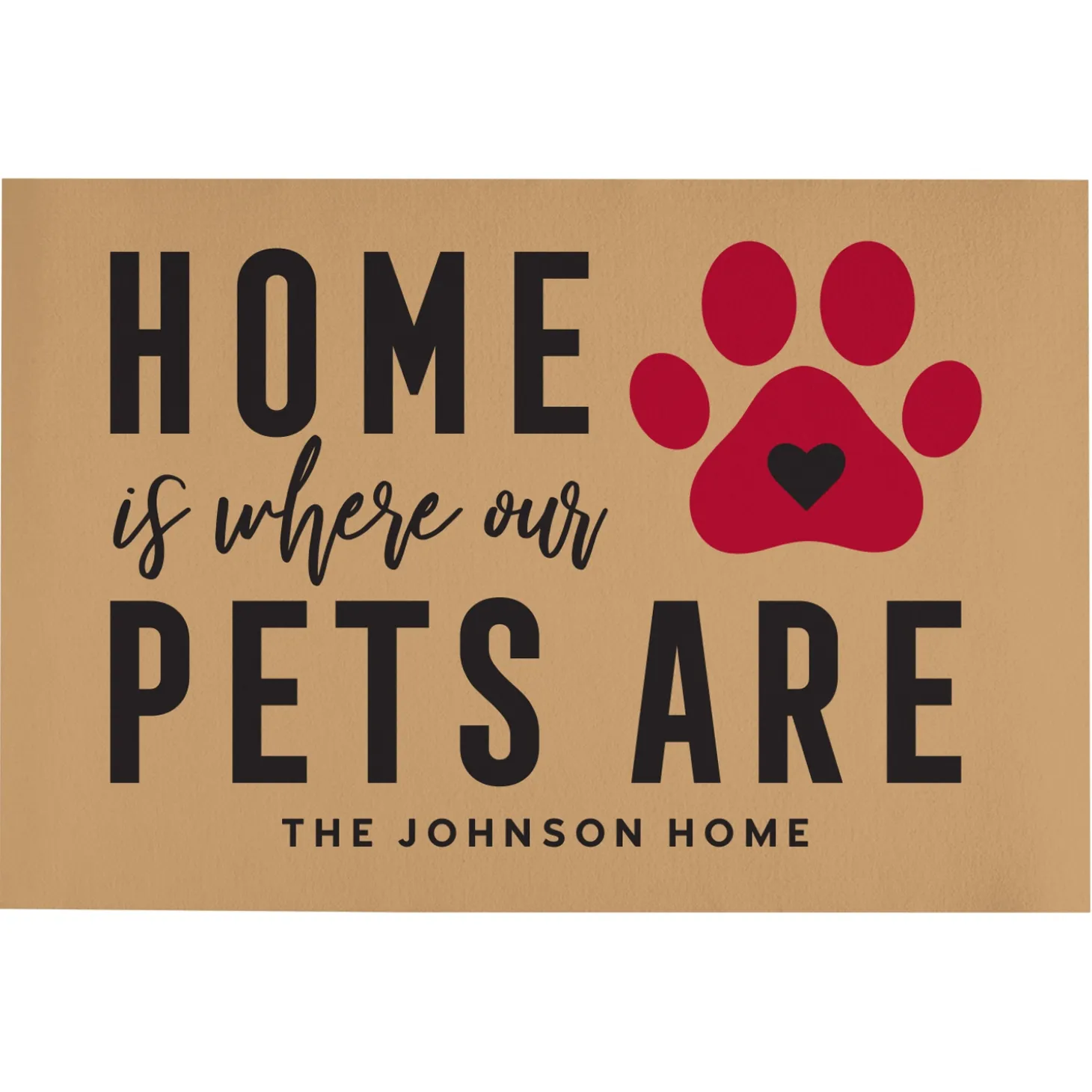 Home is Where Our Pets Are Doormat