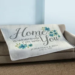 Home is With You Plush Blanket