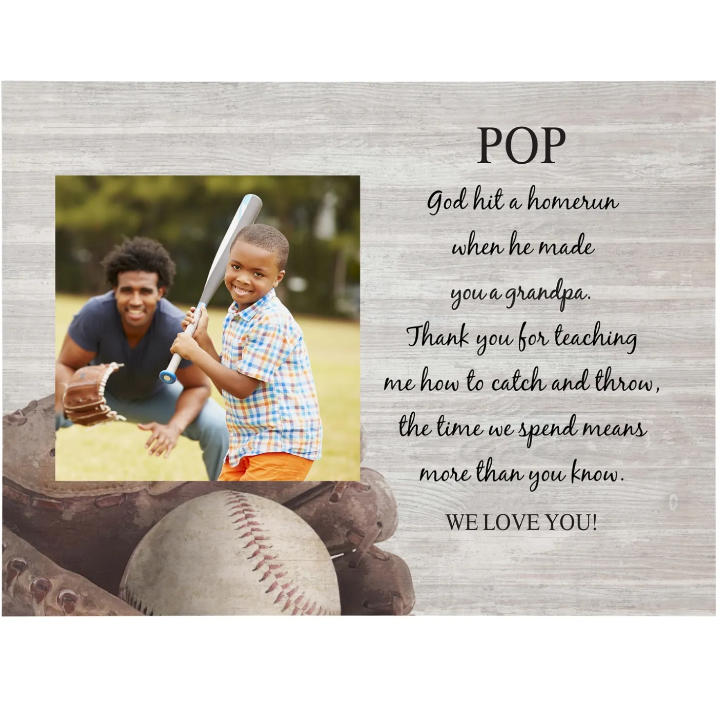 Home Run Dad Sports Wood Block