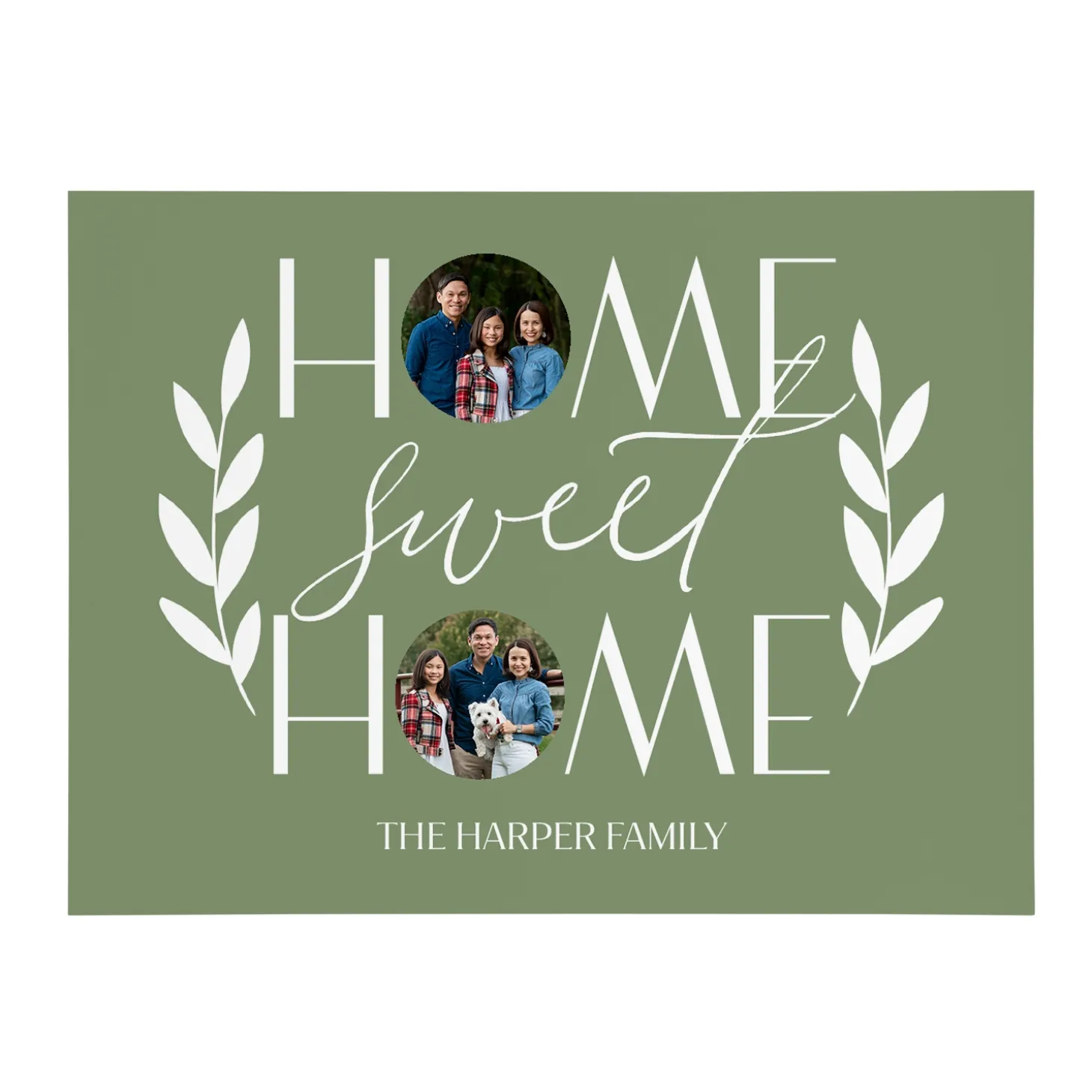 Home Sweet Home Photo Wood Block