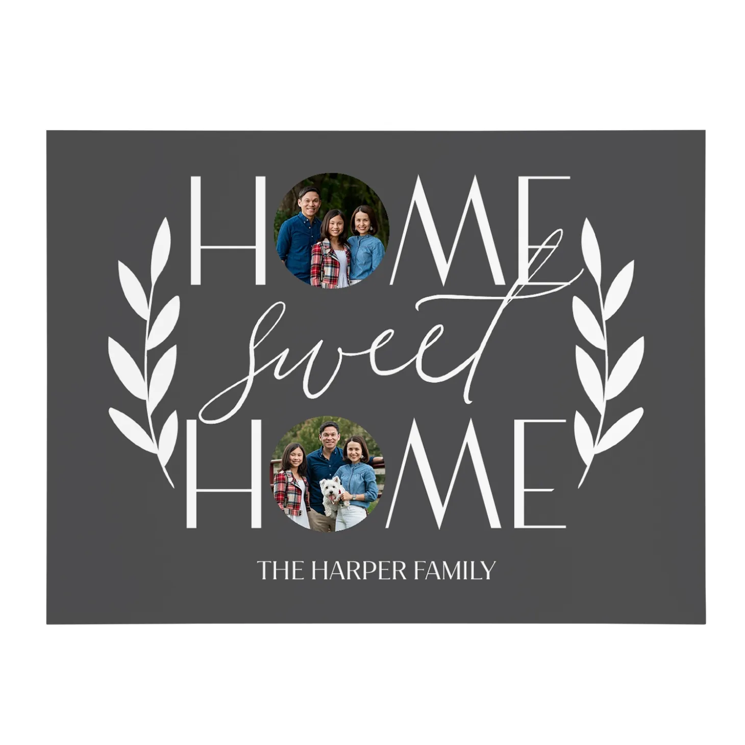 Home Sweet Home Photo Wood Block