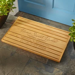 Home Sweet Home Wooden Doormat