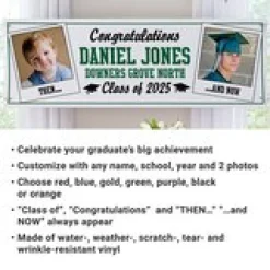 How Time Flies Graduation Photo Banner