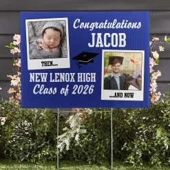 How Time Flies Graduation Yard Sign