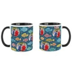 Hug & Fishes Photo Mug