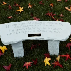 If Tears...Garden Bench