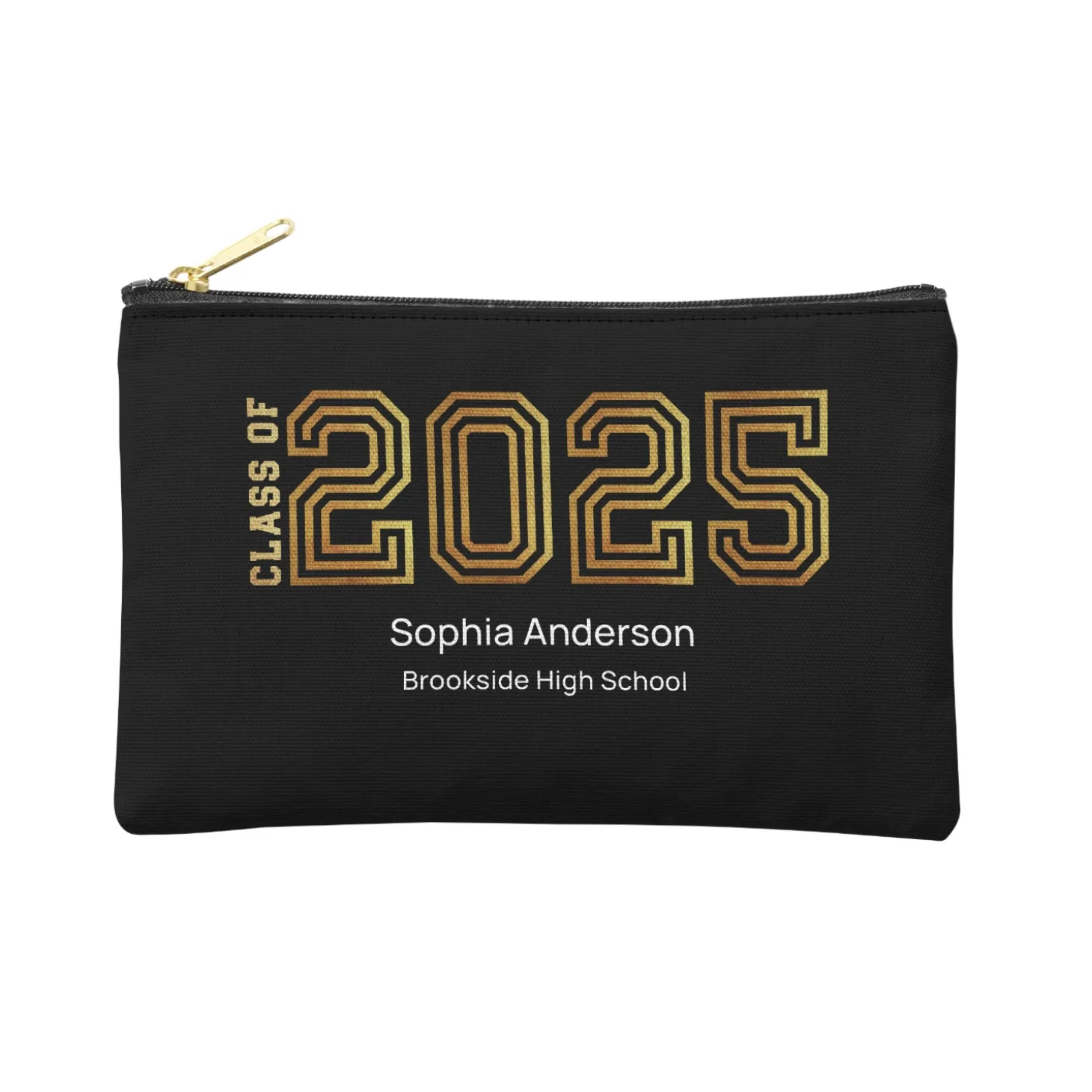 Illuminated Year Graduation Zipper Pouch