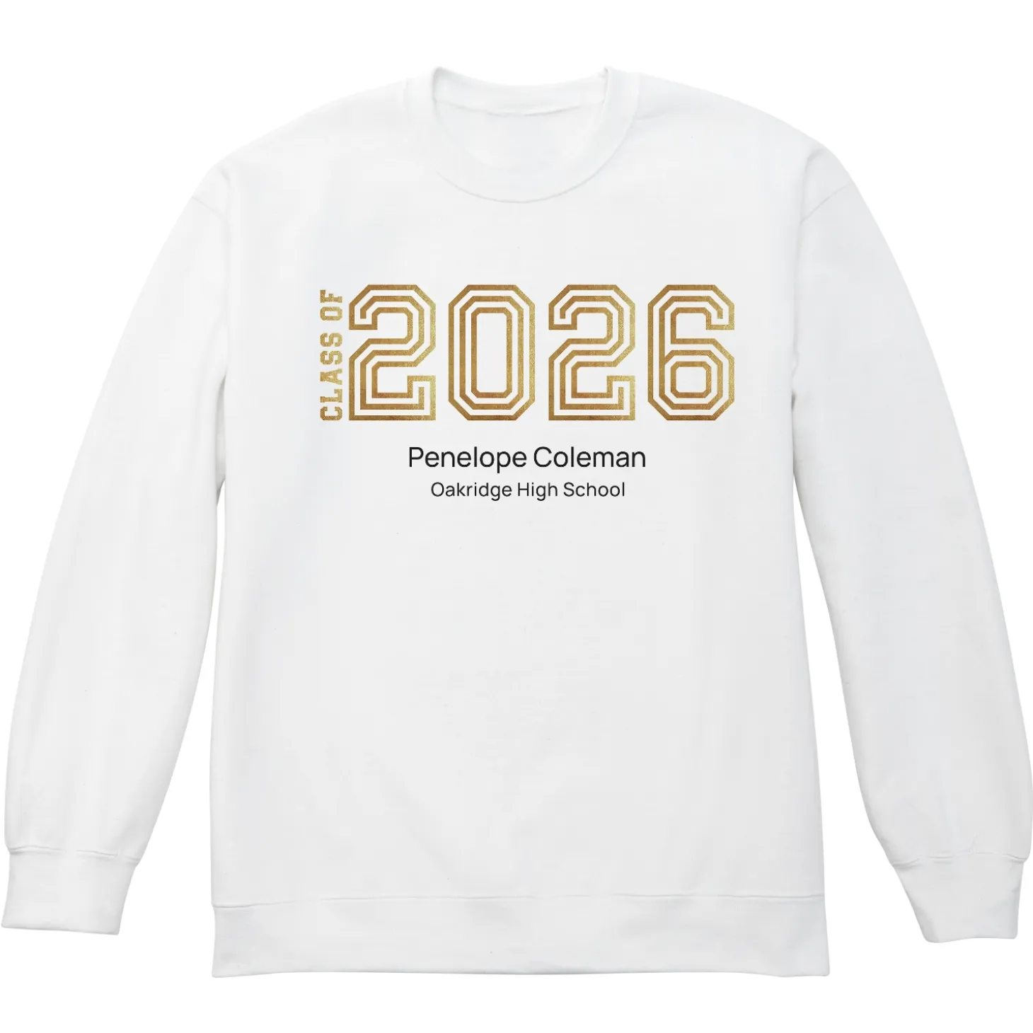Illuminated Year Graduation Sweatshirt