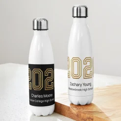 Illuminated Year Graduation 17oz. Stainless Steel Water Bottle