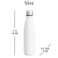 Illuminated Year Graduation 17oz. Stainless Steel Water Bottle