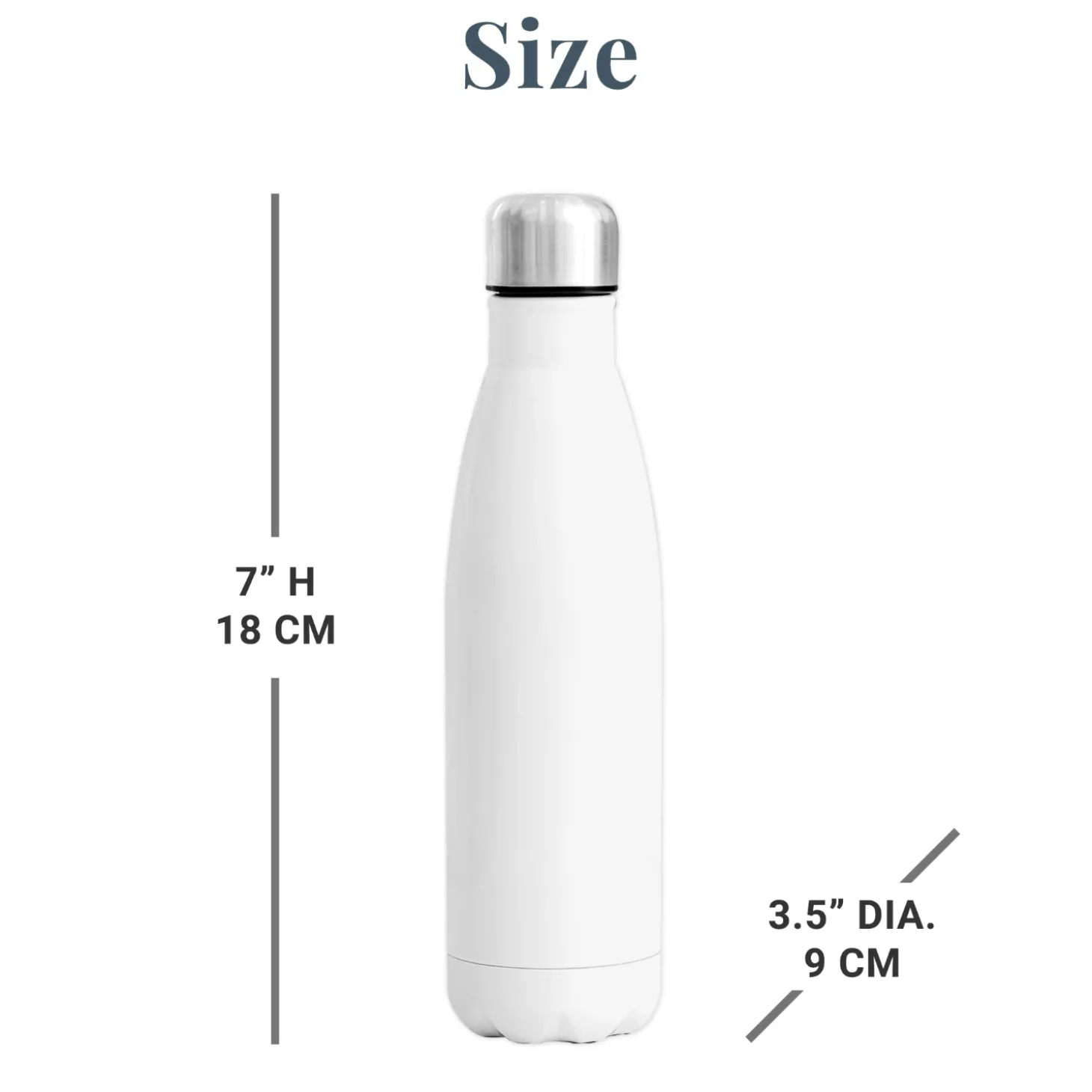 Illuminated Year Graduation 17oz. Stainless Steel Water Bottle
