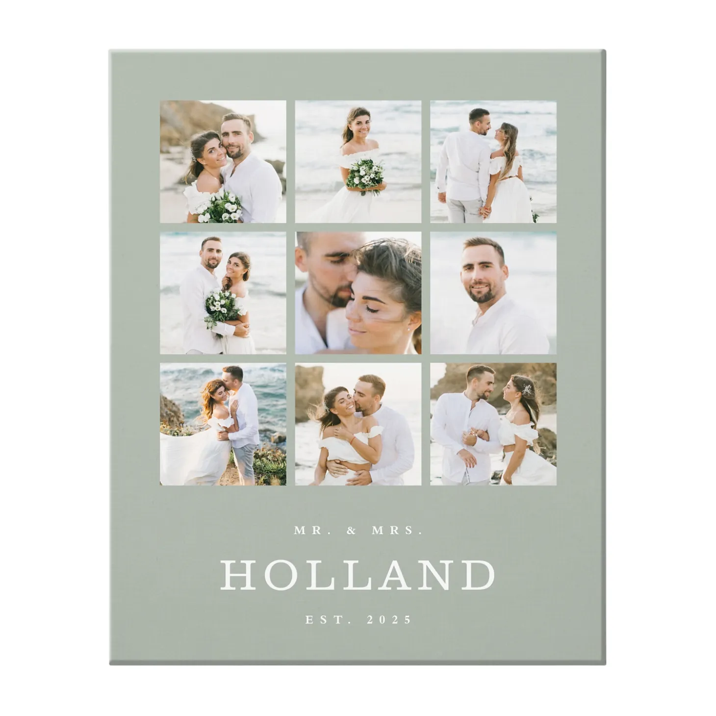 Infinite Love Photo Collage Canvas