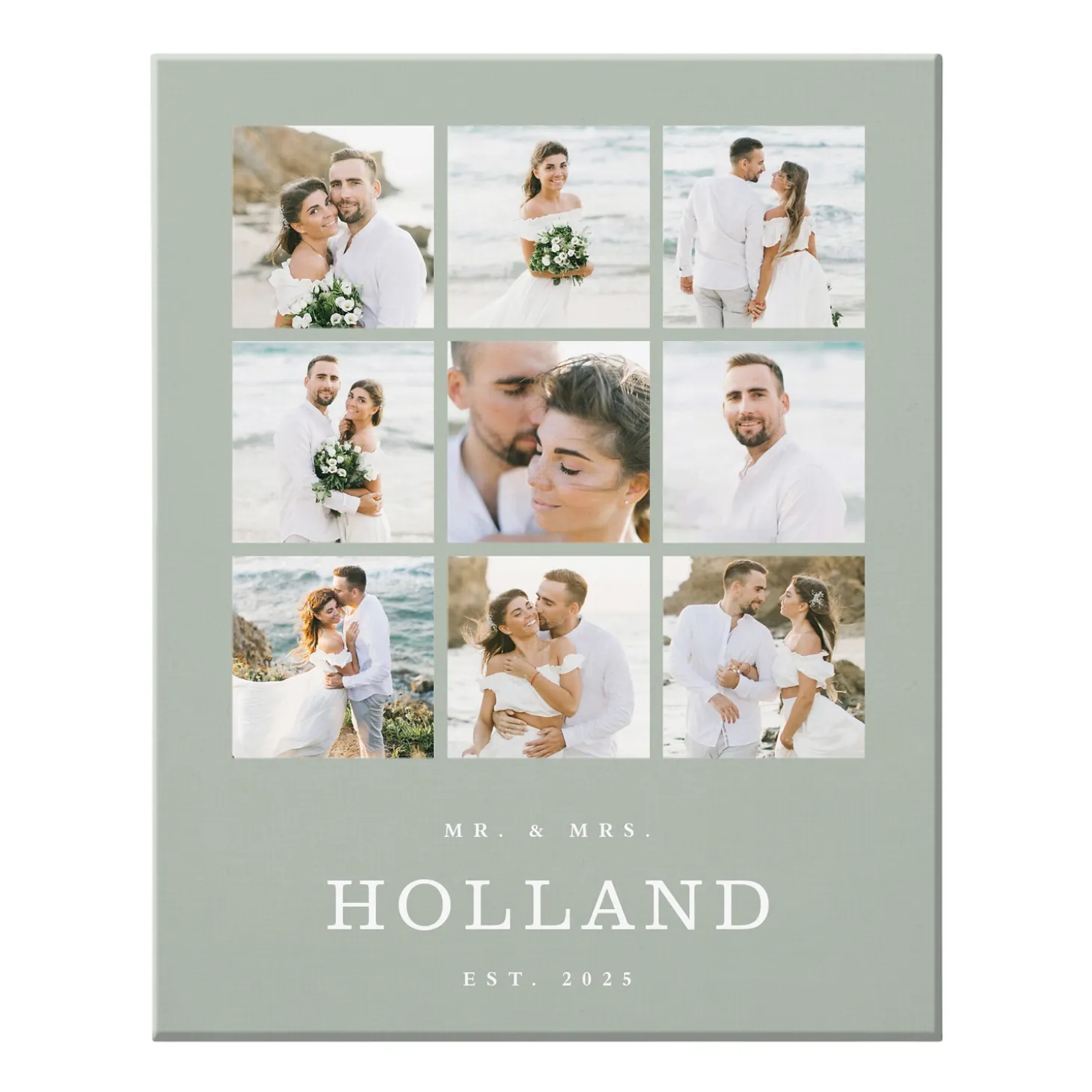 Infinite Love Photo Collage Canvas