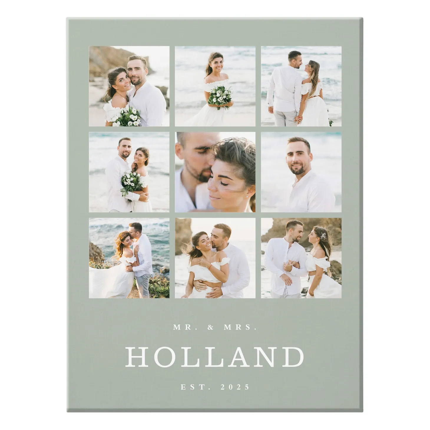 Infinite Love Photo Collage Canvas