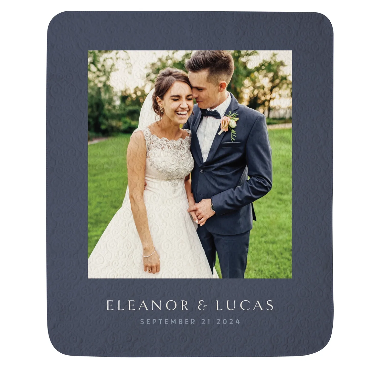 Infinite Love Photo Quilted Throw