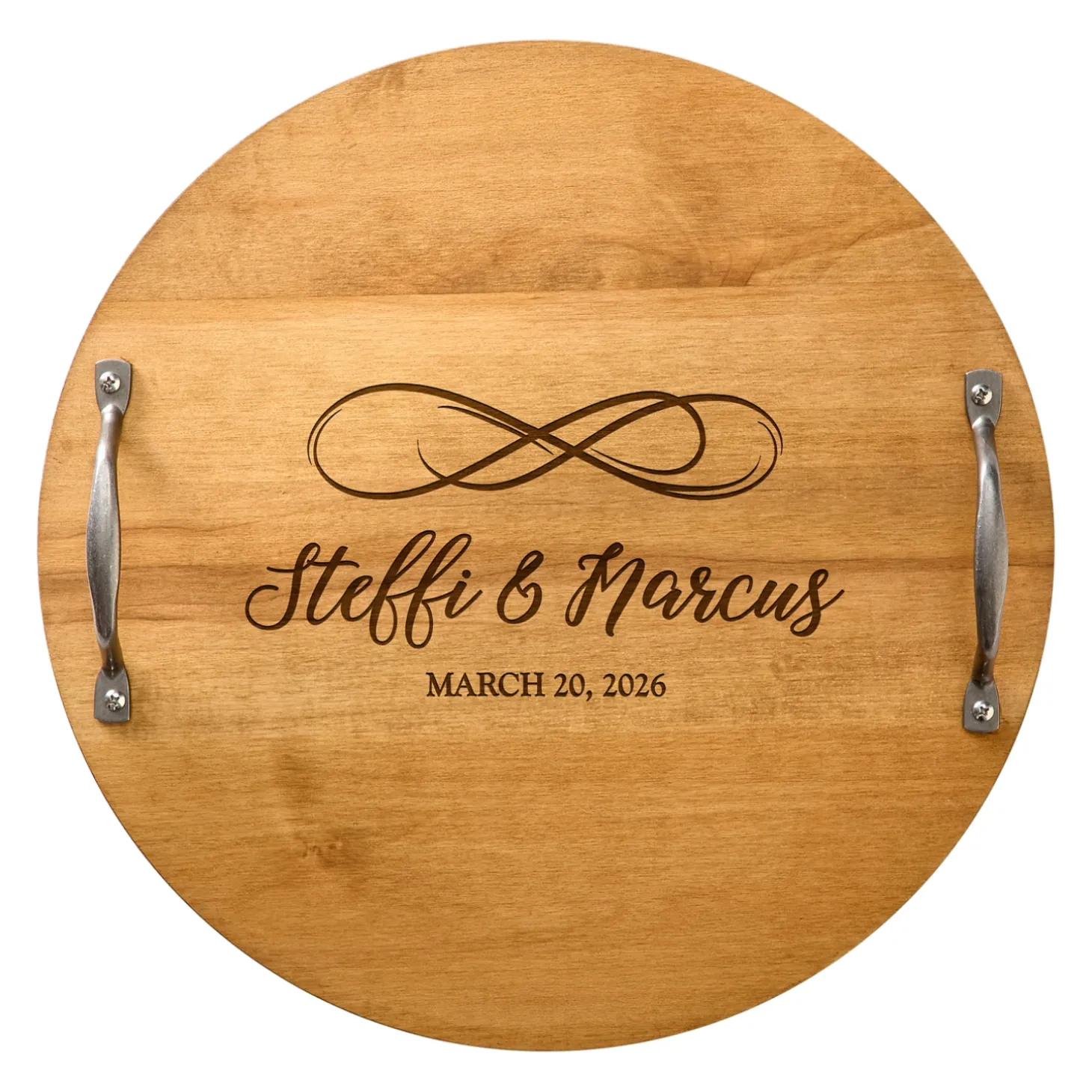 Infinity Premium Maple Wood Barrel Tray