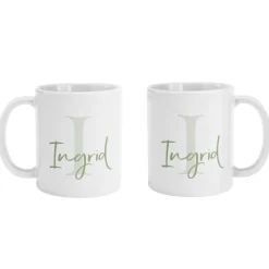 Initial and Script Name Mug