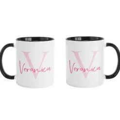 Initial and Script Name Mug