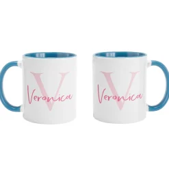 Initial and Script Name Mug