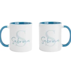 Initial and Script Name Mug
