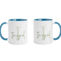 Initial and Script Name Mug