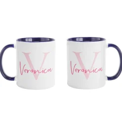 Initial and Script Name Mug