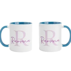Initial and Script Name Mug