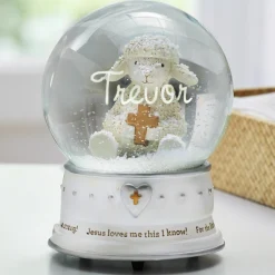 Jesus Loves Me Musical Water Globe