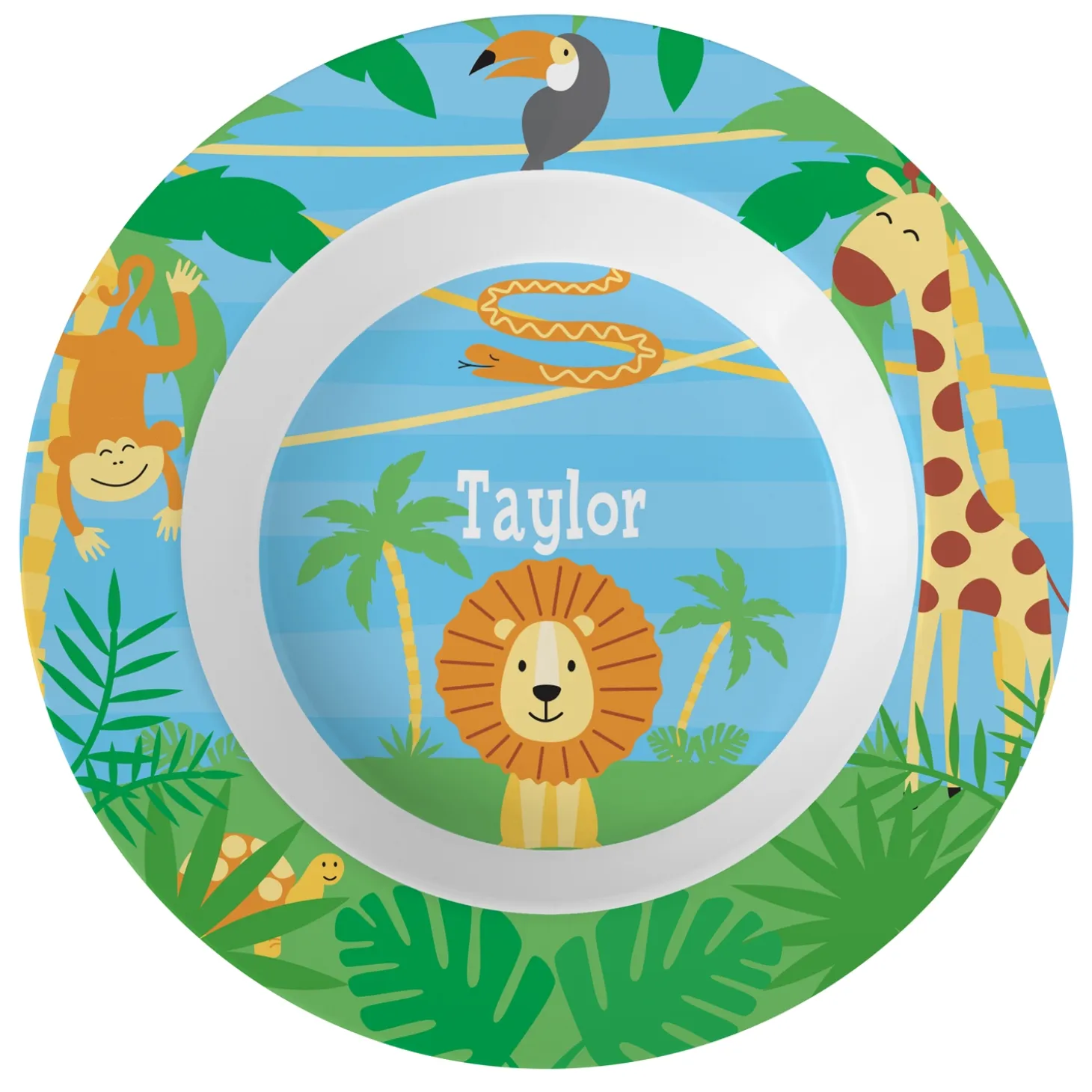 Jungle Baby Personalized Tableware