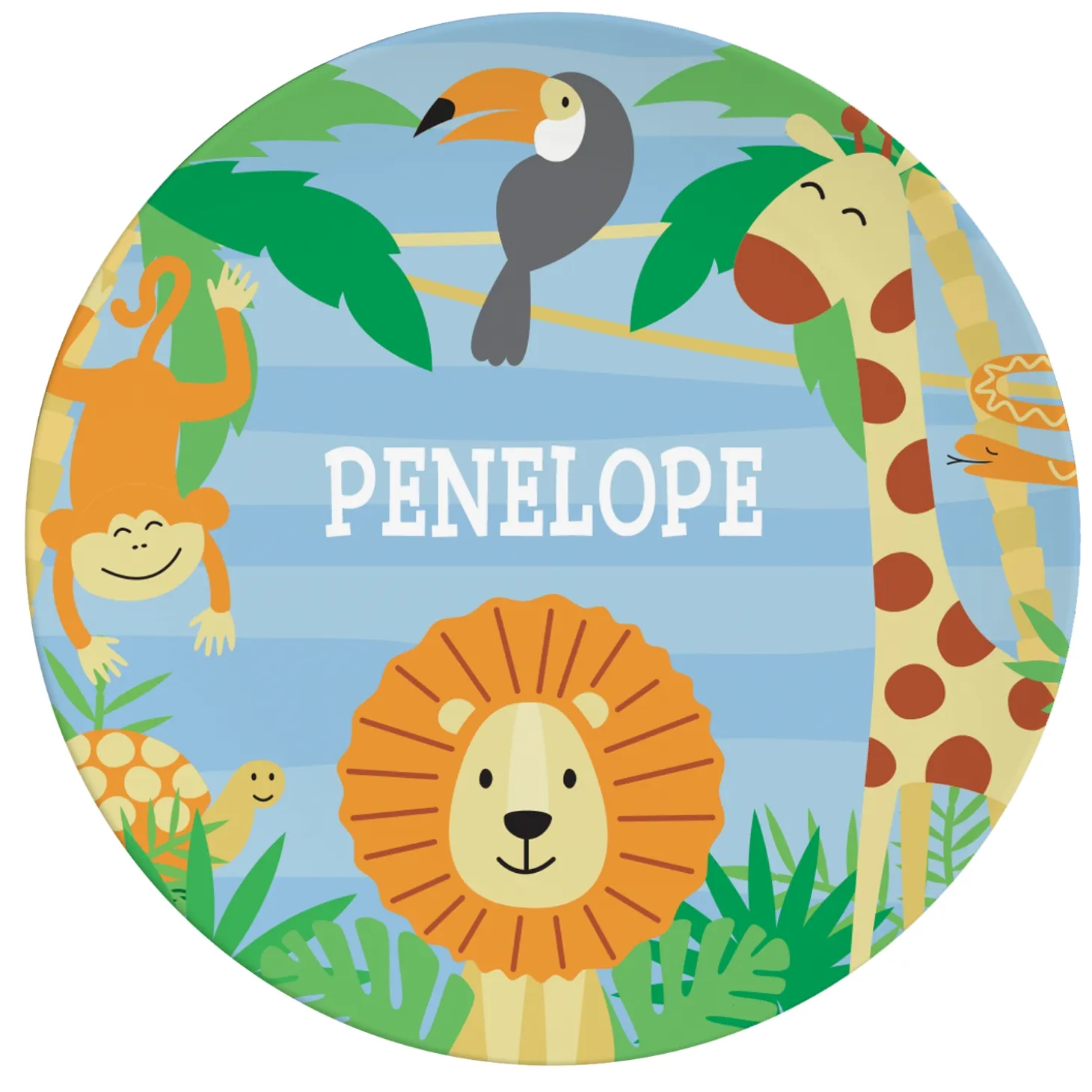 Jungle Baby Personalized Tableware