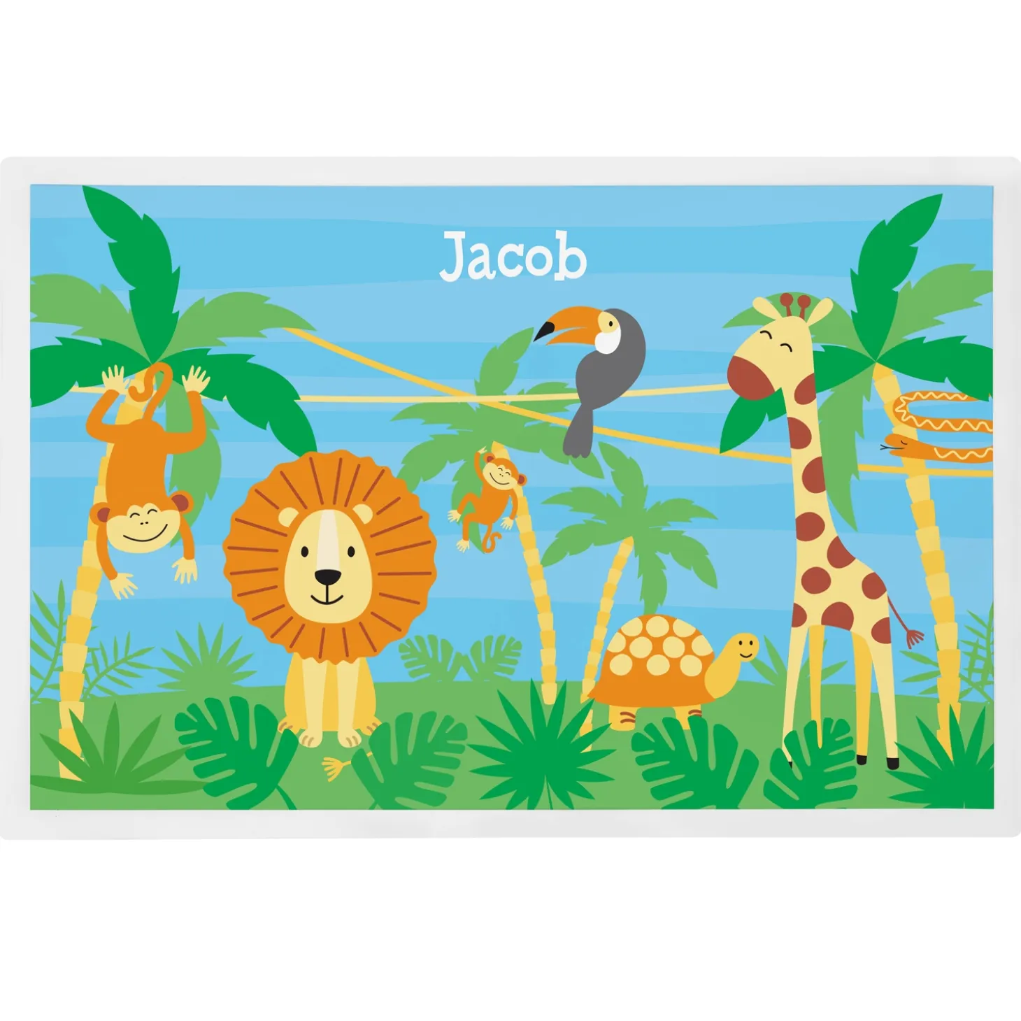 Jungle Baby Personalized Tableware