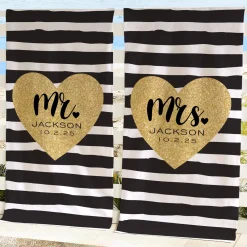 Just Married Beach Towels