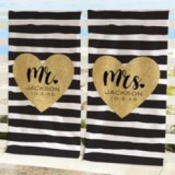 Just Married Beach Towels
