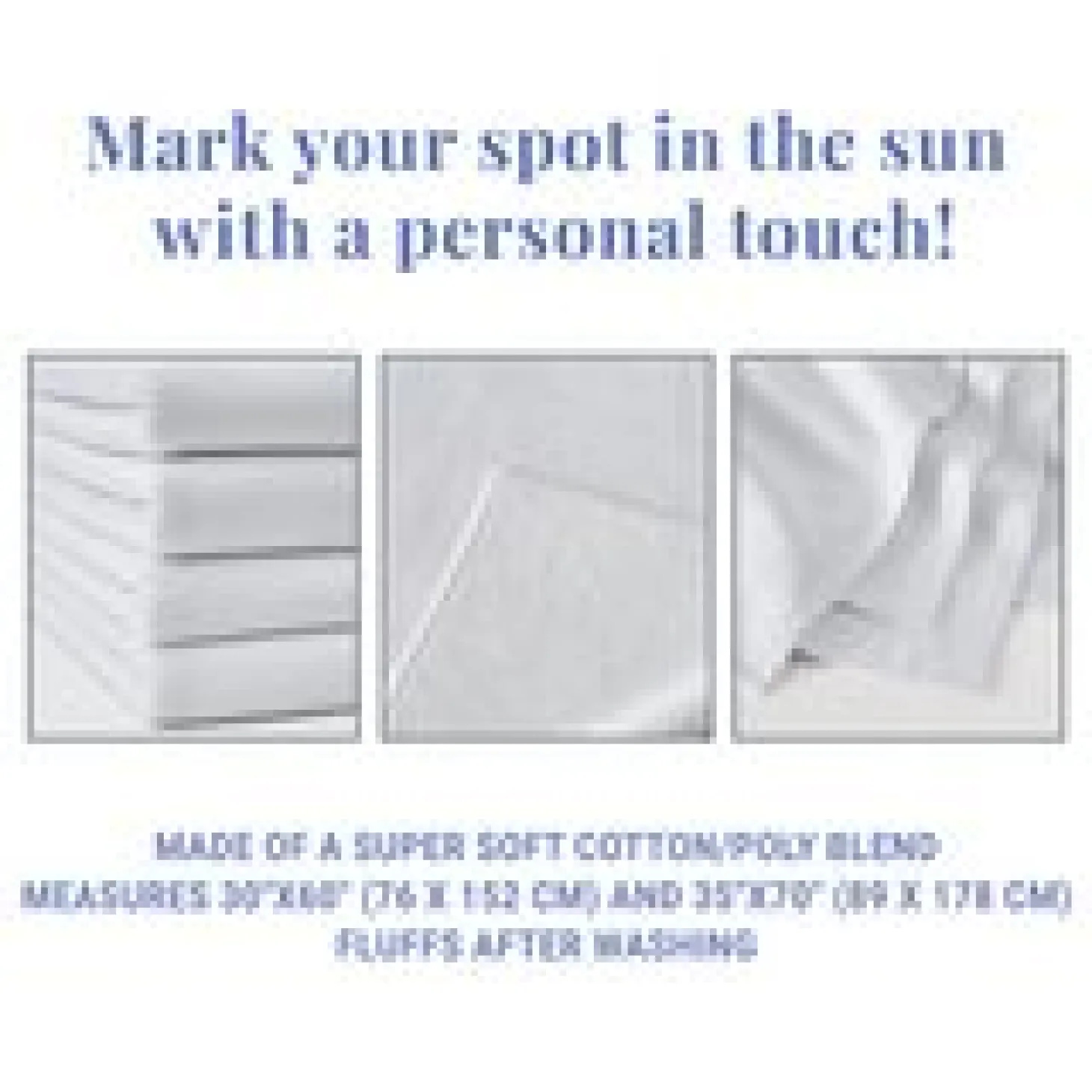 Just Married Beach Towels