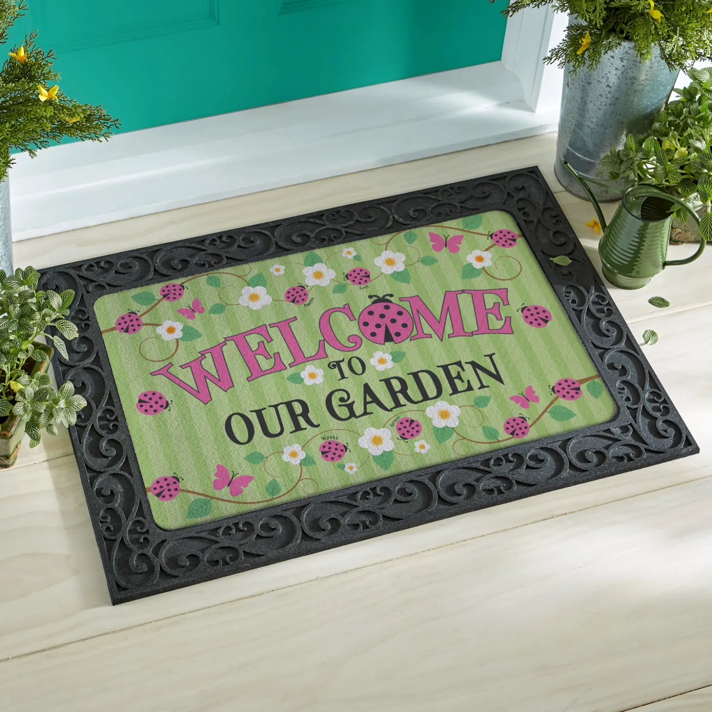 Lady Bug Garden Doormat