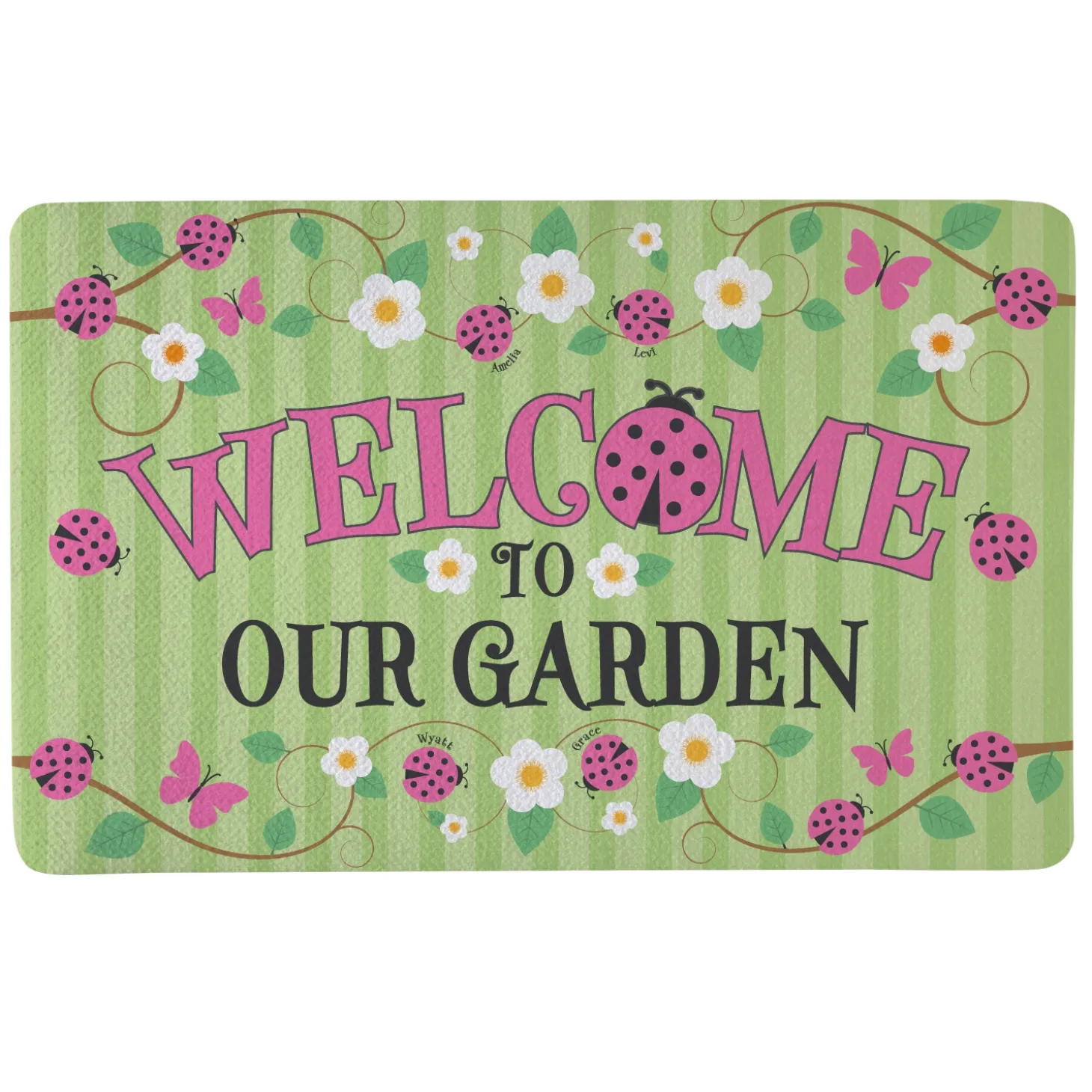 Lady Bug Garden Doormat