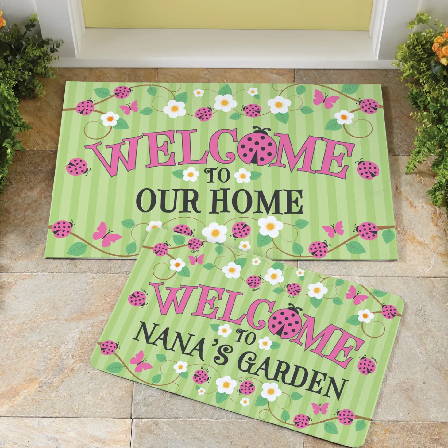Lady Bug Garden Doormat