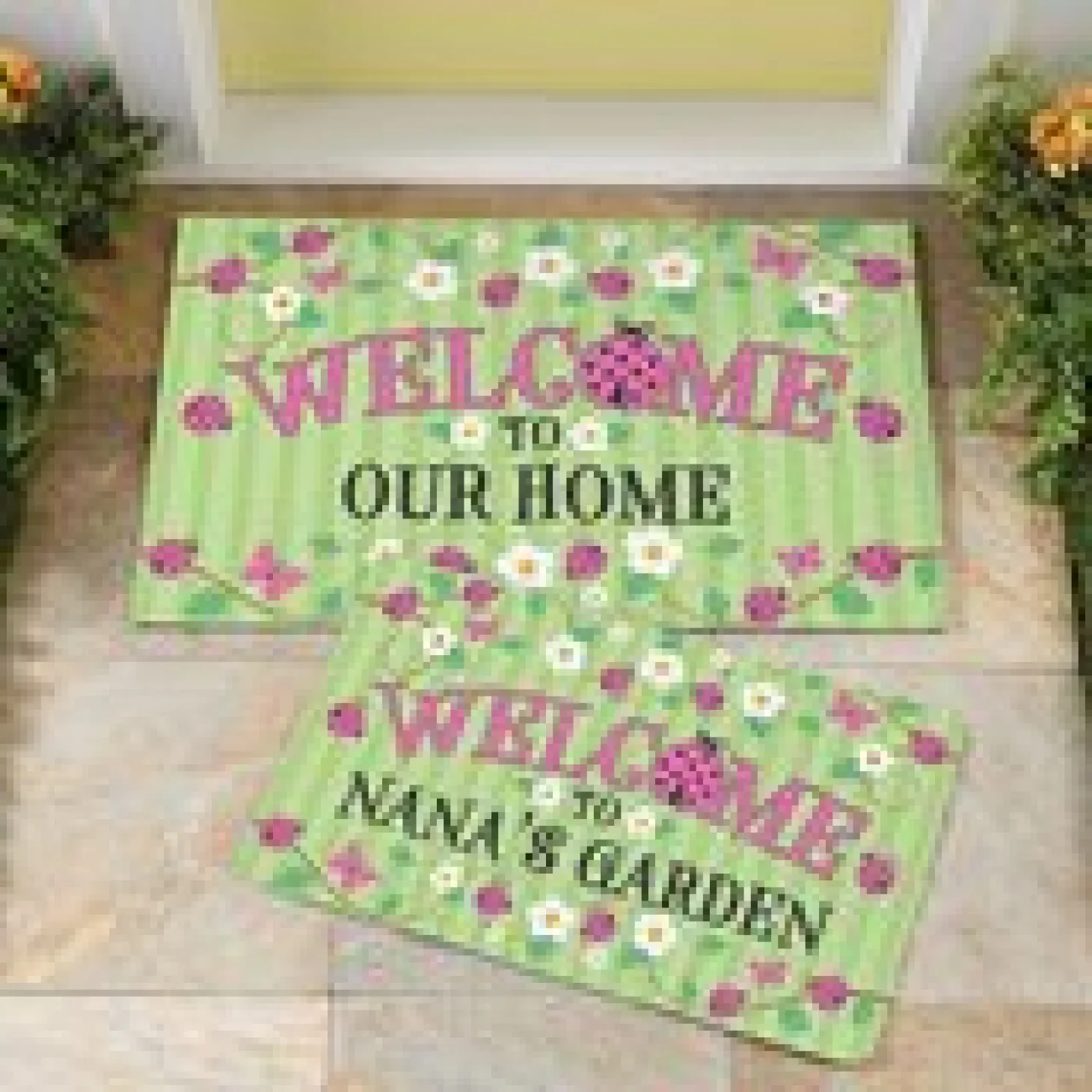 Lady Bug Garden Doormat
