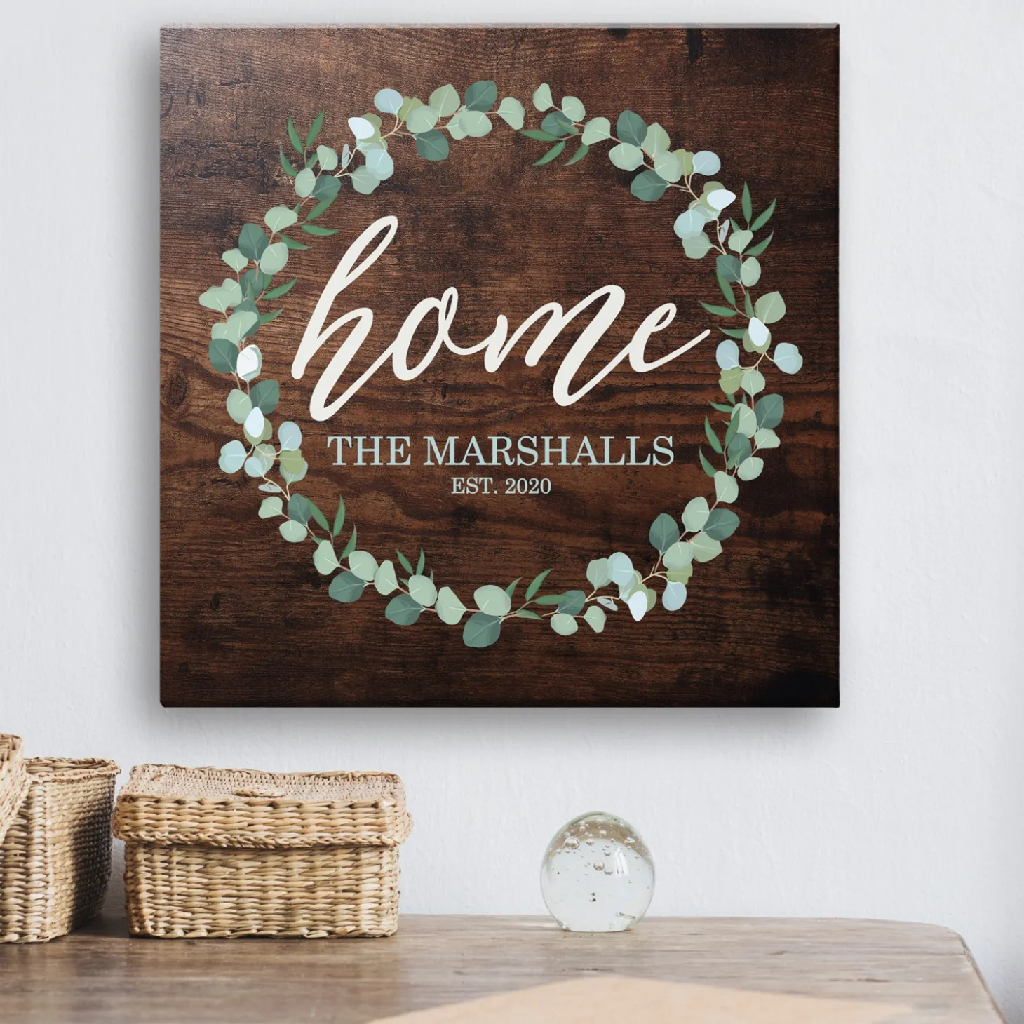 Leafy Home Canvas