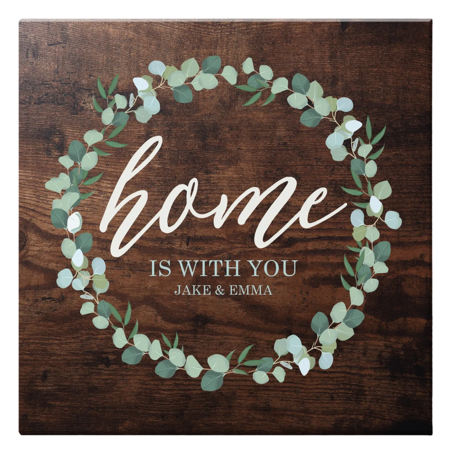 Leafy Home Canvas