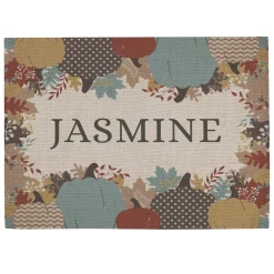 Leafy Pumpkins Table Runner & Placemats