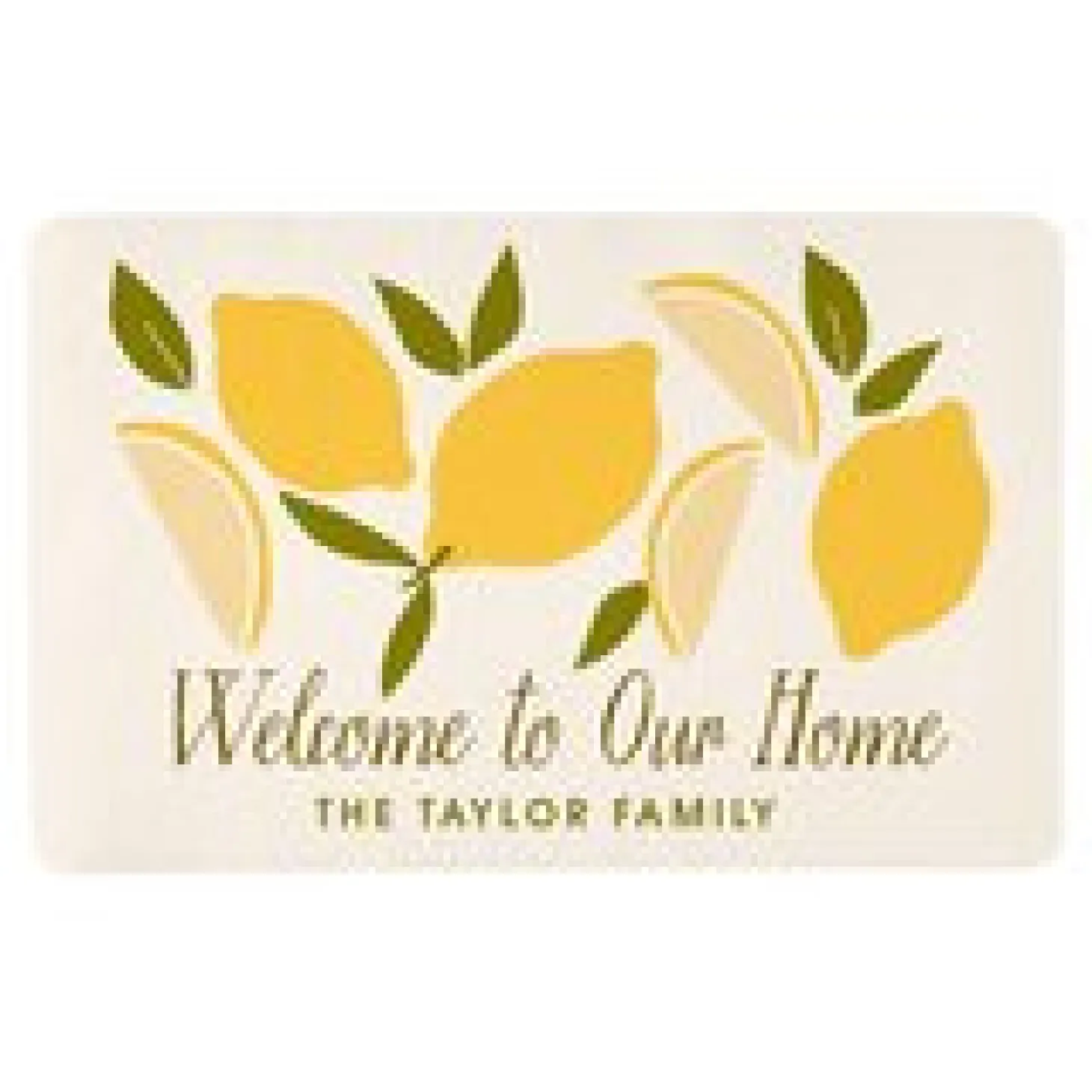 Lemon Welcome Doormat