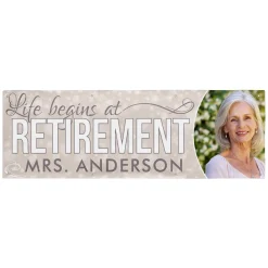 Life Begins At Retirement Photo Banner