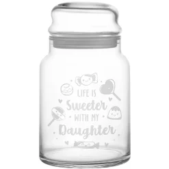 Life Is Sweeter Glass Treat Jar
